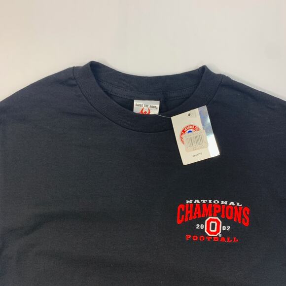 Vintage Ohio State Buckeyes 2002 National Champions T Shirt Mens Small Made USA - Picture 3 of 10